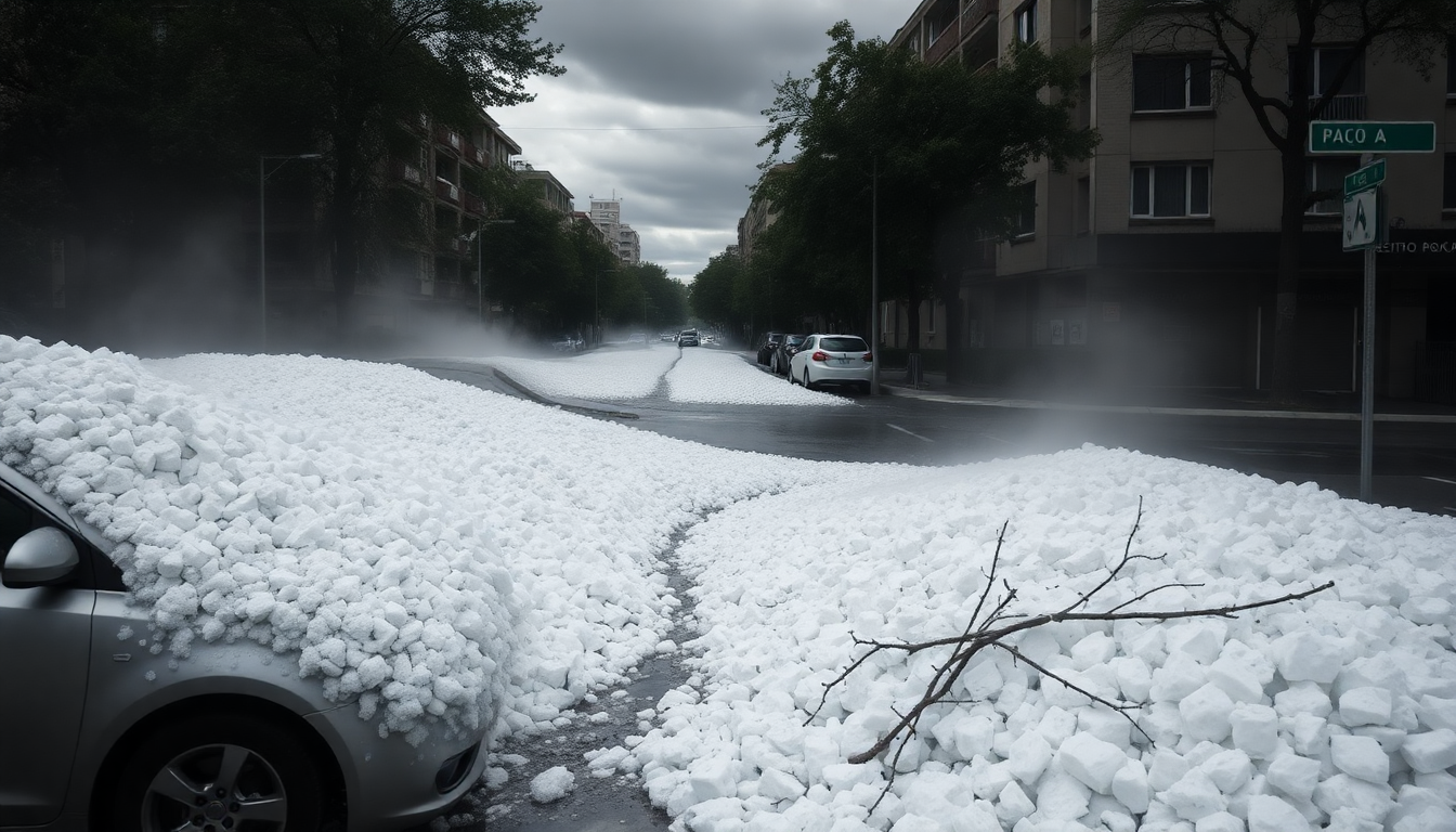 Lecciones de la reciente tormenta de granizo en la Ciudad de México