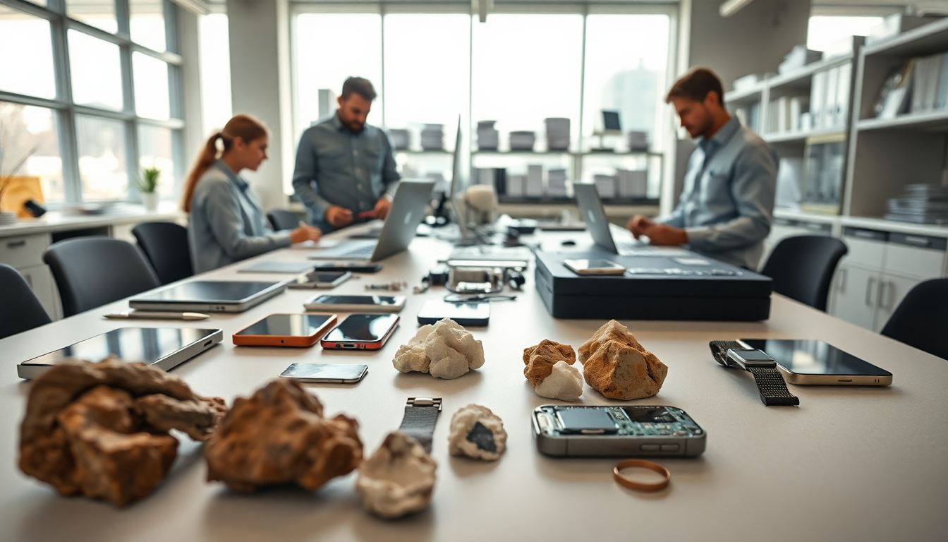 ¿Por qué es crucial la divulgación de minerales en productos tecnológicos?