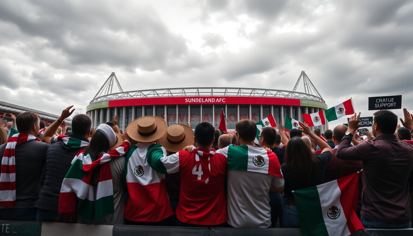 Sunderland y su inesperada relación con los aficionados del fútbol mexicano