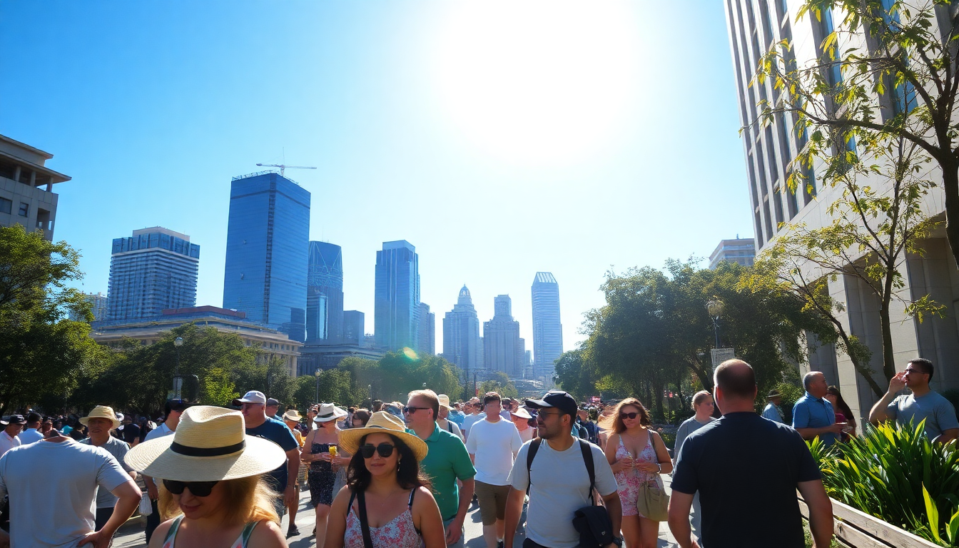 Temperaturas máximas del Martes en el AMBA