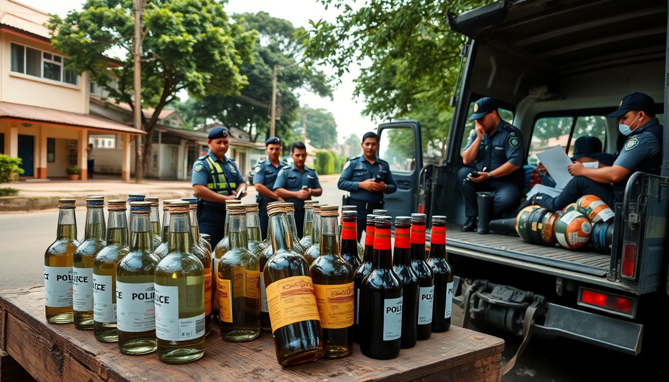Acciones efectivas contra el contrabando de licor en el Valle del Cauca
