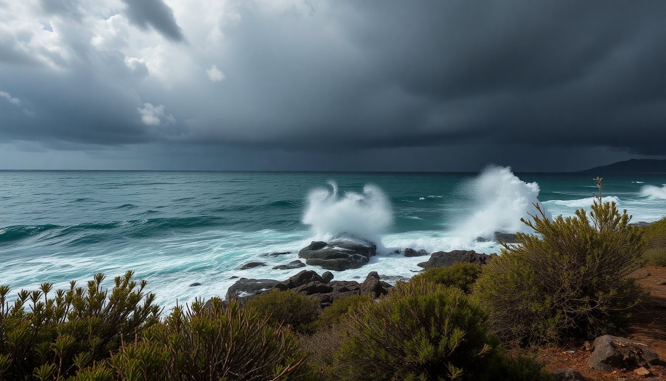 Análisis del fenómeno meteorológico Mario y sus efectos en tierra firme