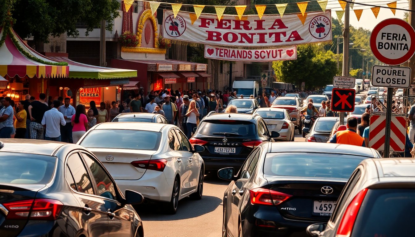 Impacto de la Feria Bonita en la movilidad de Bucaramanga