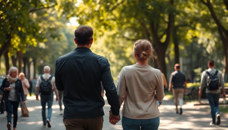 Significado psicológico de caminar con las manos entrelazadas