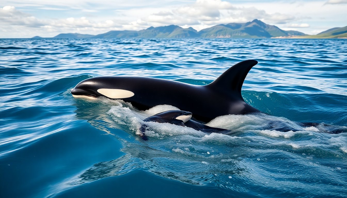 Documentado por Primera Vez el Parto de una Orca en Libertad en Noruega