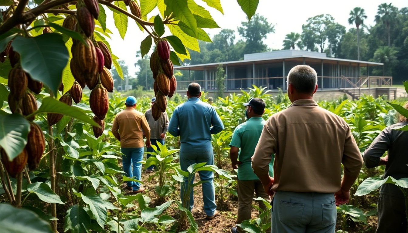 Sheinbaum Presenta Nueva Planta para Aumentar la Producción de Chocolate en Tabasco