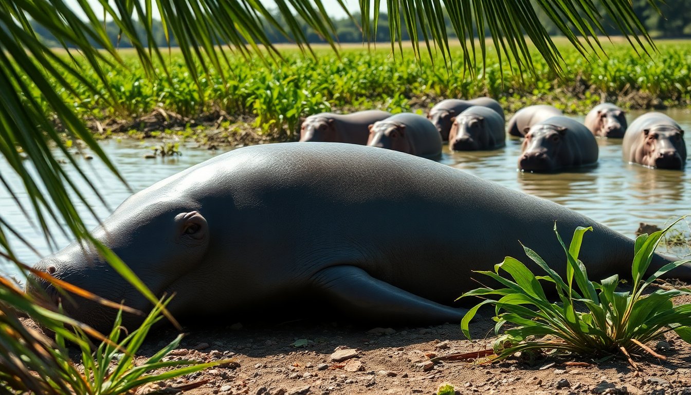 «Alertas Ambientales en Barrancabermeja: Manatíes Muertos y Avistamiento de Hipopótamos»