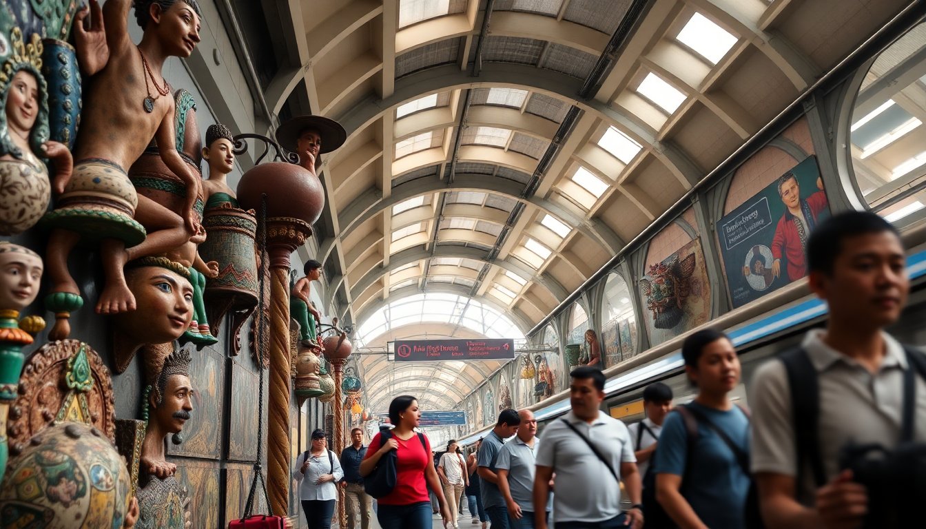 Arte y Comercio en el Metro de la Ciudad de México: Una Exploración Única