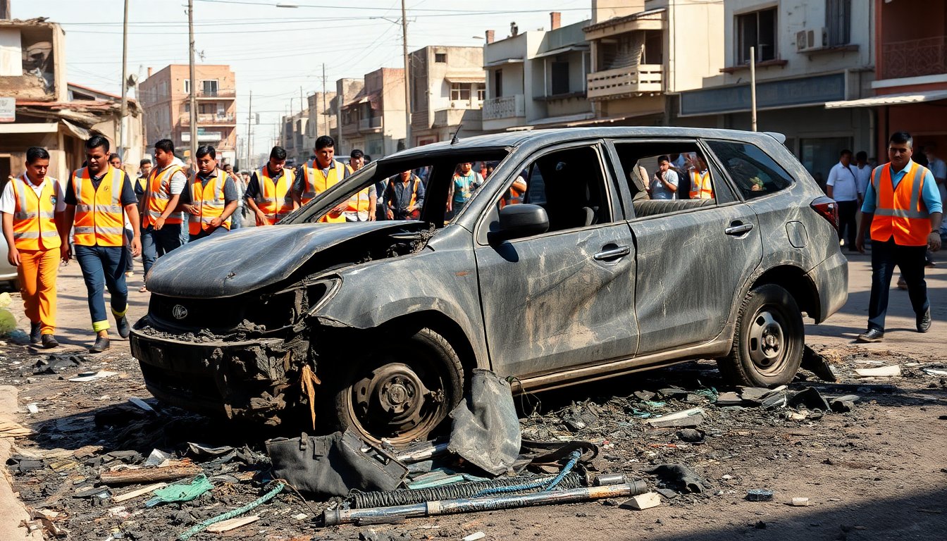 Explosión de coche bomba en Michoacán: múltiples muertos y heridos