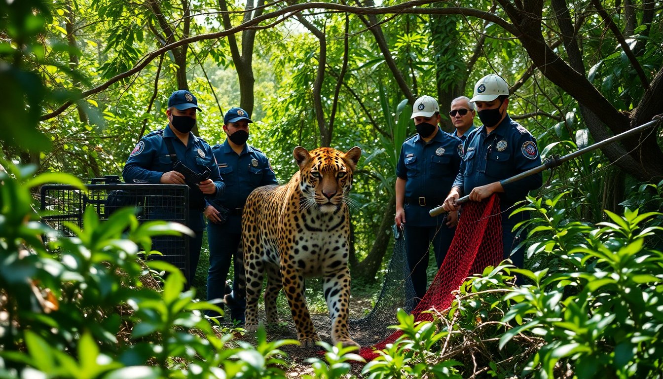 Jaguar Rescatado en Edomex: Profepa Realiza Cateo Exitoso