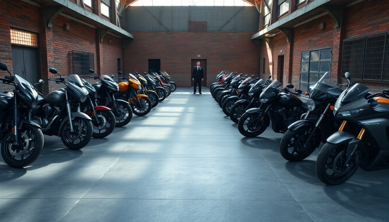 Motocicletas de lujo asociadas a la boda de Ryan alcanzan un valor de 40 millones de dólares