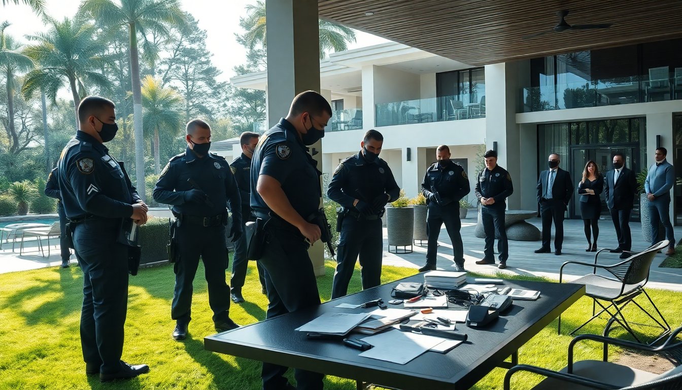Operativos en el Club de Pilar por Sospechas de Lavado de Dinero