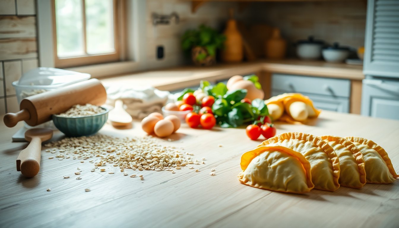 Receta fácil de masa de empanadas sin harina: ¡Deliciosa y saludable!