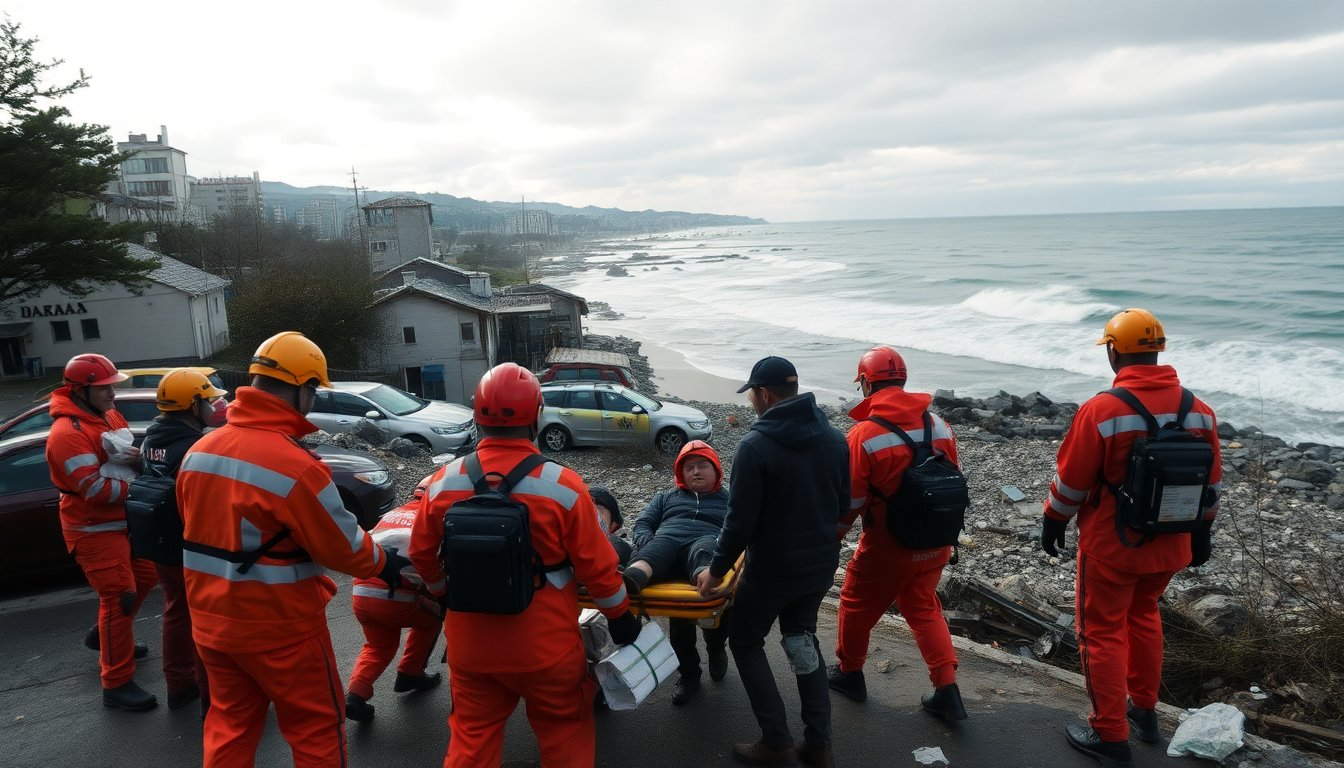 Terremoto en Japón: más de 30 heridos y alerta de tsunami activa