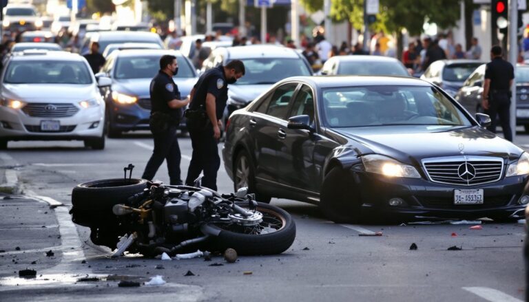 Accidente de motociclista en Tijuana deja a un joven herido