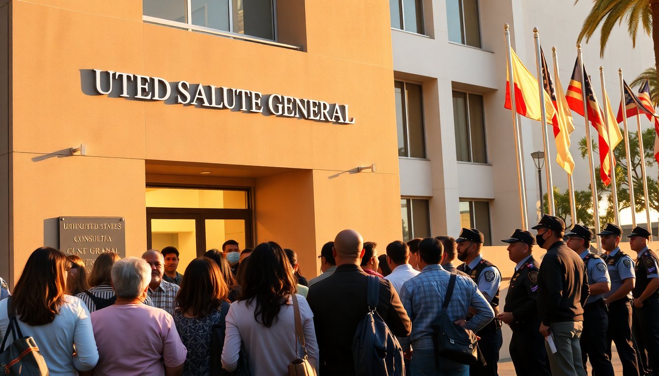 Consulado de Estados Unidos en Tijuana: Más de 1000 Citas Diarias para Visados