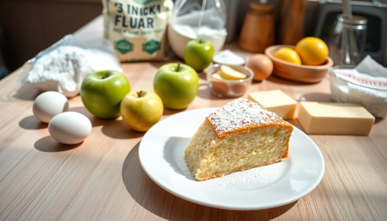 Deliciosa y Rápida Receta de Budín de Manzana Esponjoso