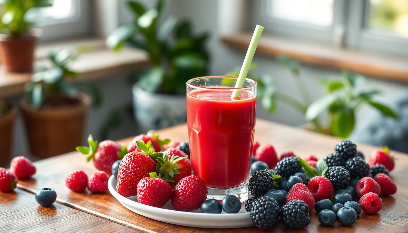 Descubre cómo el batido de frutos rojos puede ayudarte a combatir el colesterol