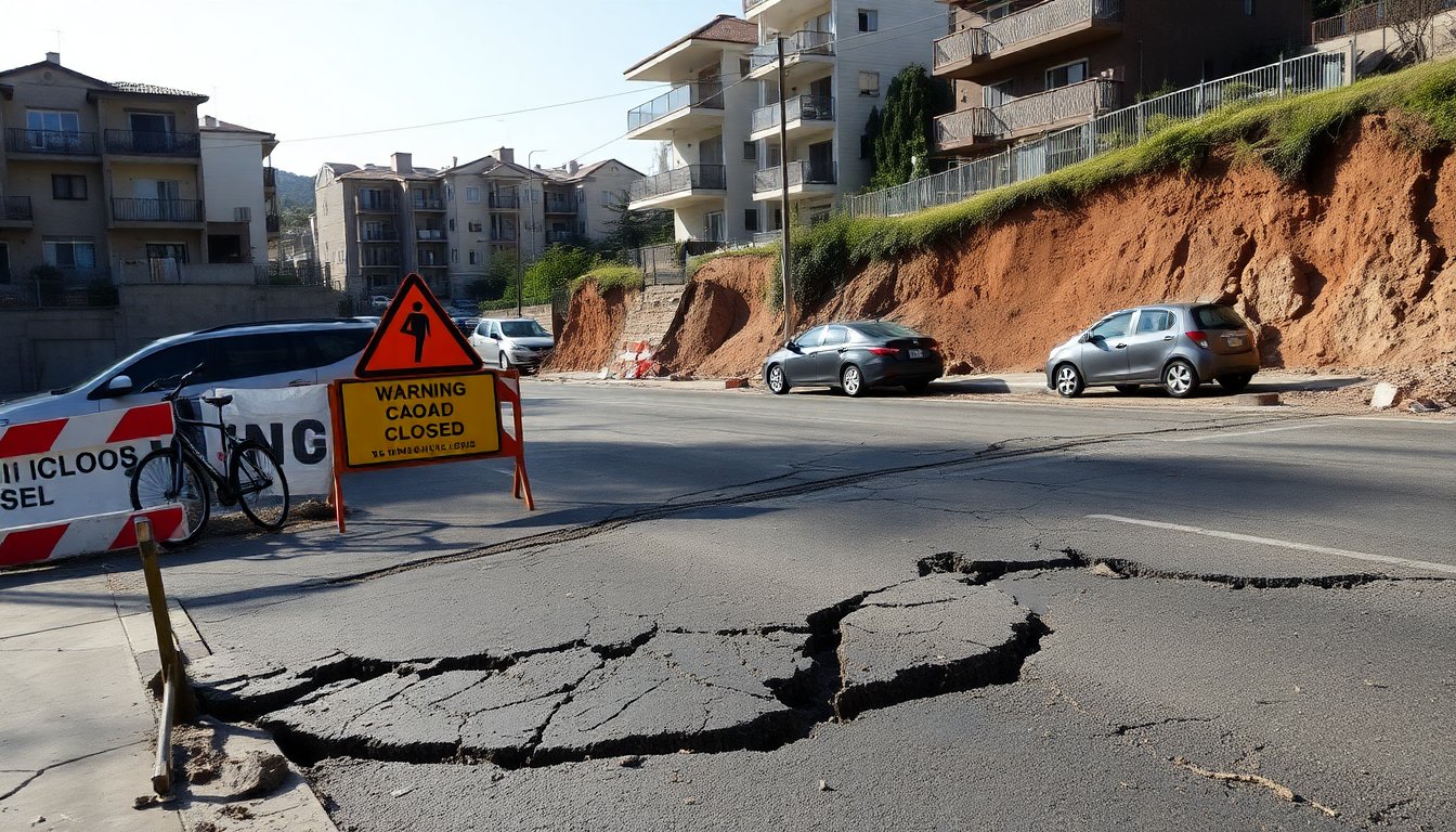Deslizamiento de tierra en Sánchez Taboada genera inconvenientes para los residentes
