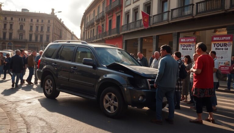 Detenido por agredir vehículo del motorcade de Javier Milei en Mar del Plata