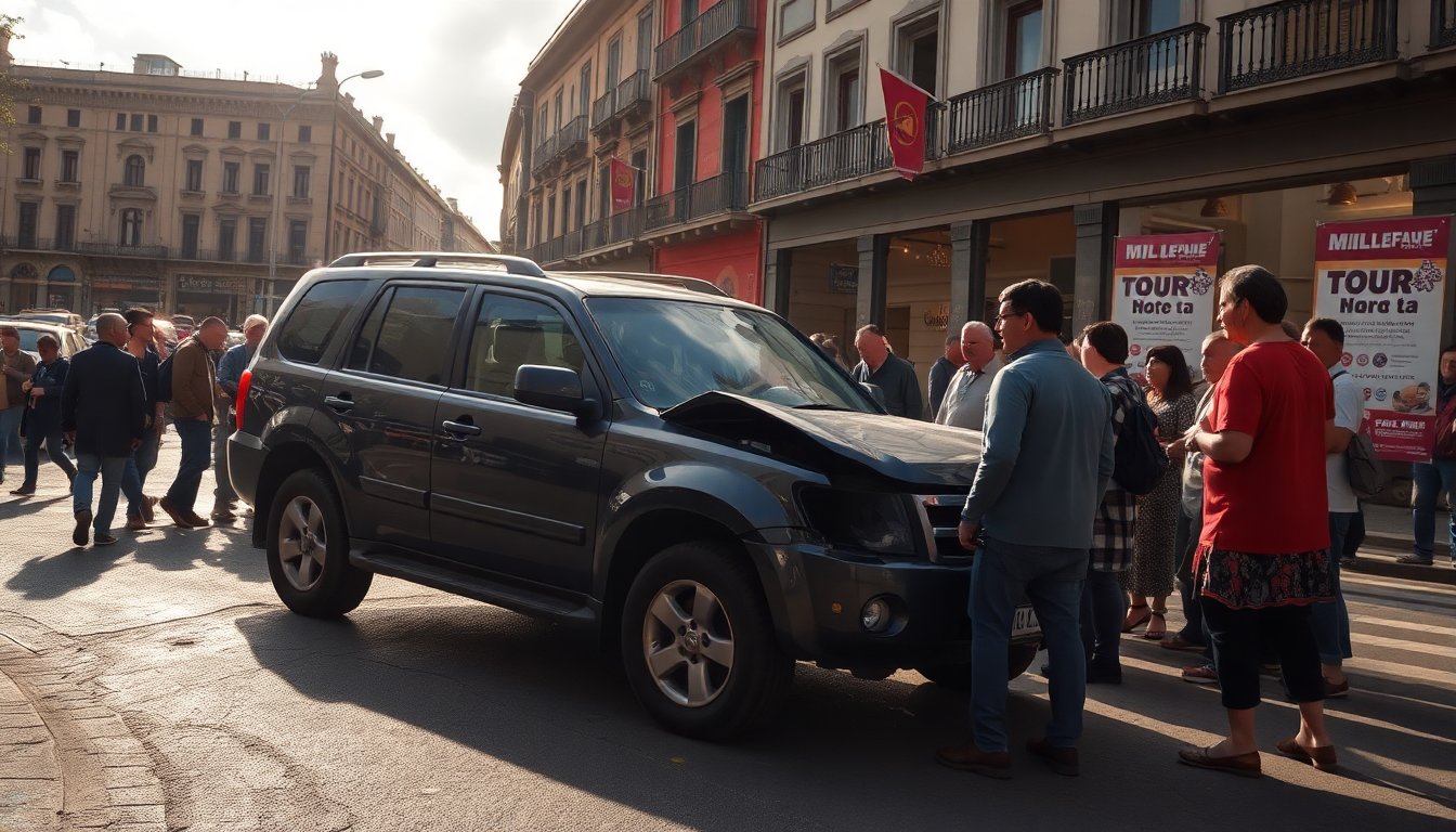Detenido por agredir vehículo del motorcade de Javier Milei en Mar del Plata