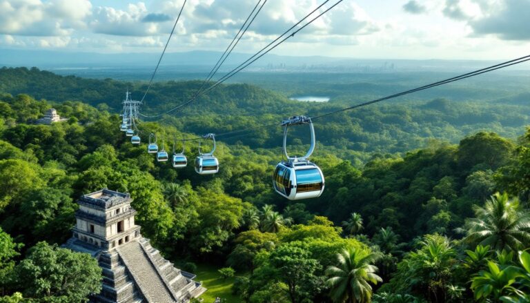 El teleférico maya reemplaza al Tren Maya: un cambio radical en el transporte