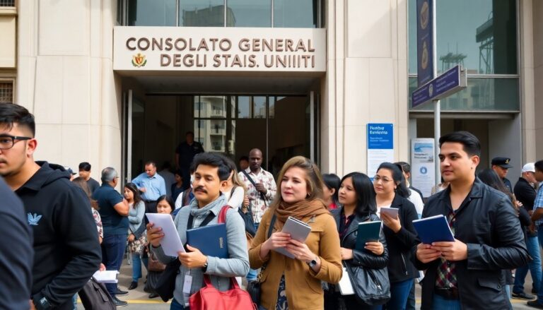 Incremento en la disponibilidad de citas diarias para visas en el consulado de Tijuana