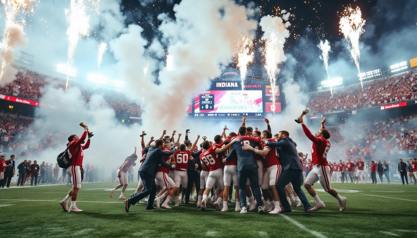 Indiana se corona campeón invicto en el fútbol americano universitario
