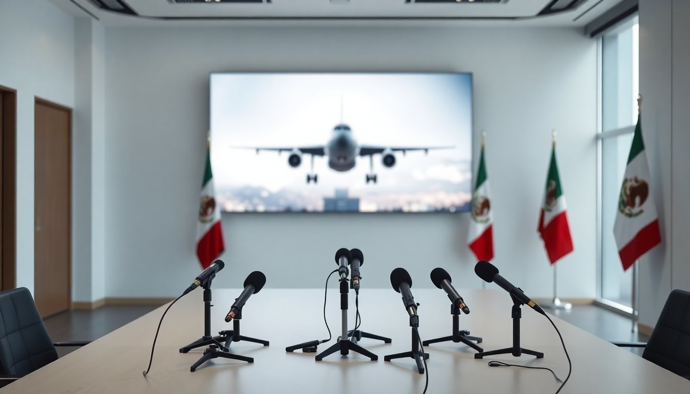 La presidenta Sheinbaum explica el aterrizaje de un avión militar estadounidense en Toluca
