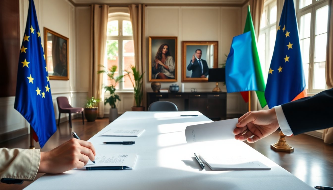 Merkel aboga por la implementación provisional del acuerdo UE-Mercosur