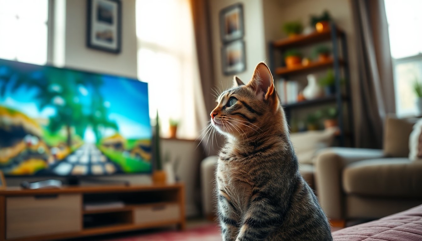 Por qué los gatos se sienten atraídos por la televisión: descubre su curiosidad felina