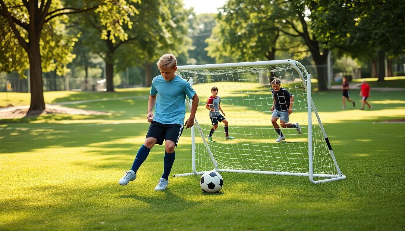 Porterías de fútbol portátiles en Amazon: ¡Ideal para tu entrenamiento!
