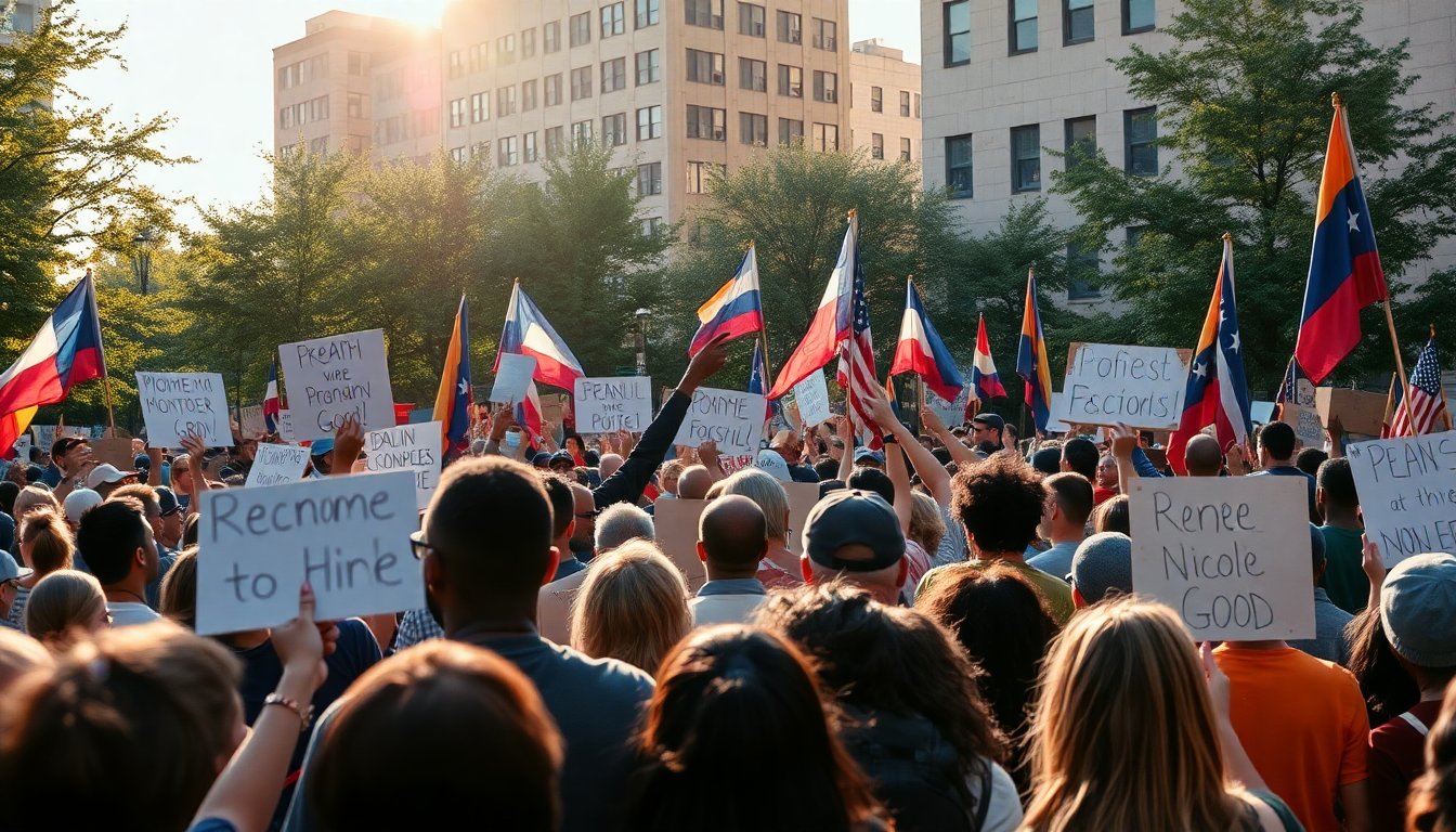 Protestas Escalofriantes por la Muerte de Renee Good Durante Operativo de ICE: Exigen Justicia