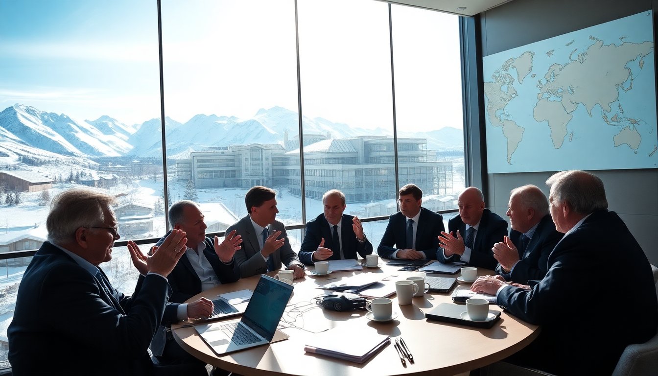 Trump demanda discusiones sobre Groenlandia en el Foro Económico Mundial