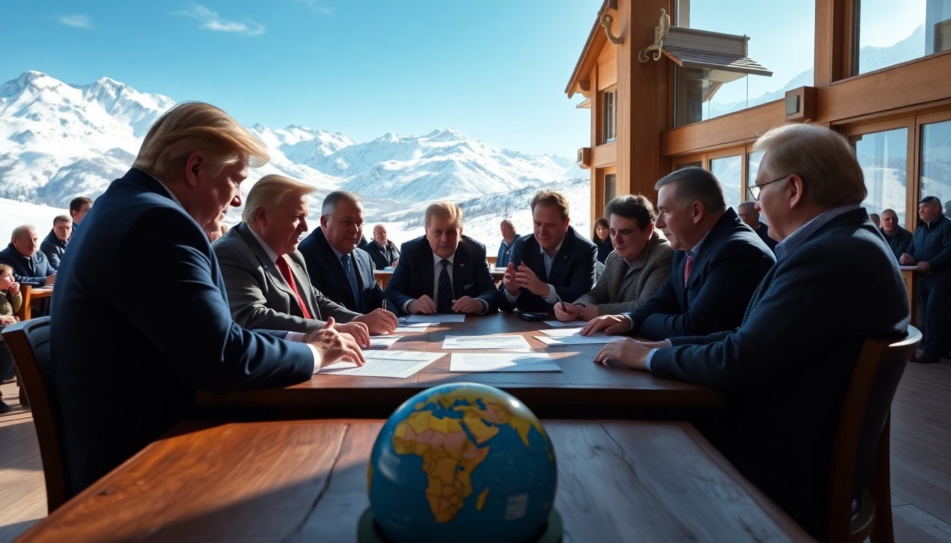 Trump en Davos: Resistiendo Críticas y Buscando Apoyo en EE.UU.