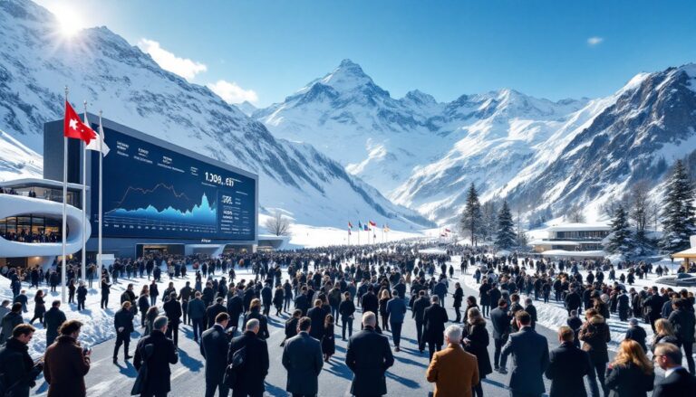 Trump llega a Davos enfocado en captar el apoyo de los votantes estadounidenses