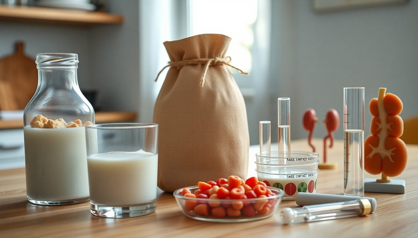 Beneficios del kéfir diario para la salud de los riñones y la microbiota