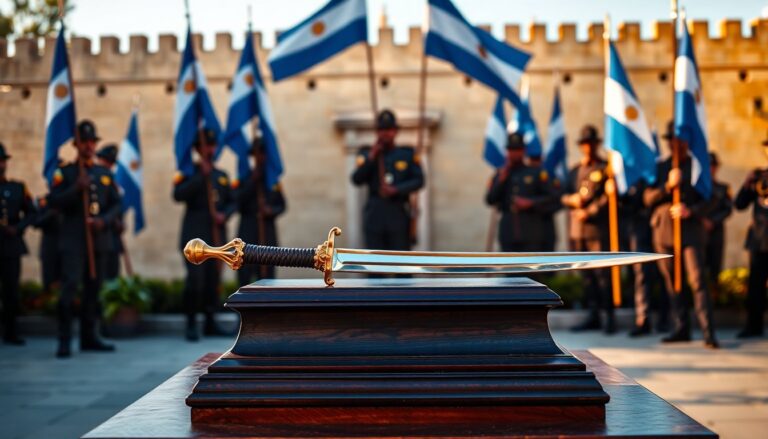 Controversia en torno al sable de San Martín y su traslado