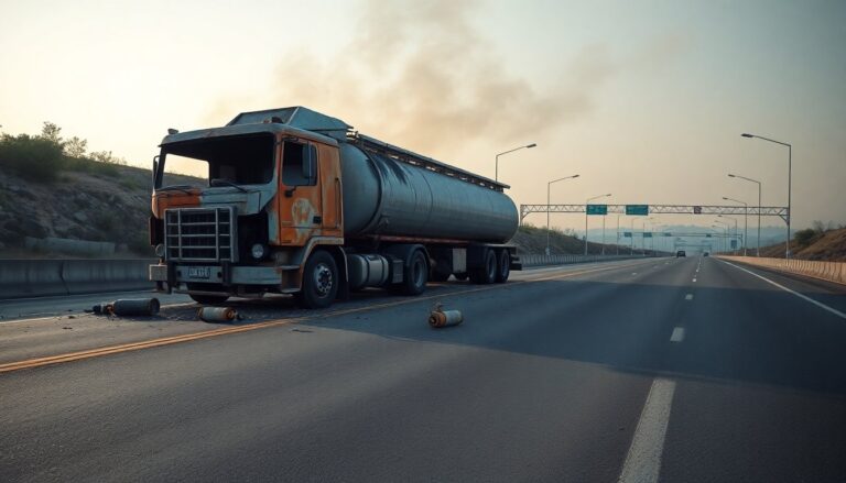 Cuatro fallecidos por la explosión de un camión de gas en la carretera Renca-Quilicura