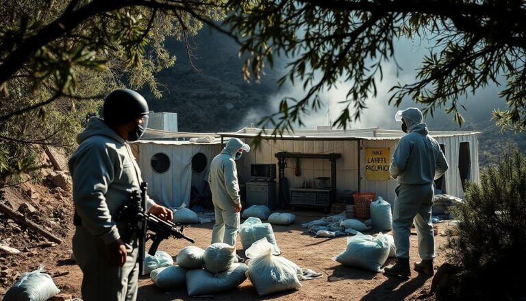 Desmantelan un crucial narcolaboratorio en la sierra de San Pedro Mártir