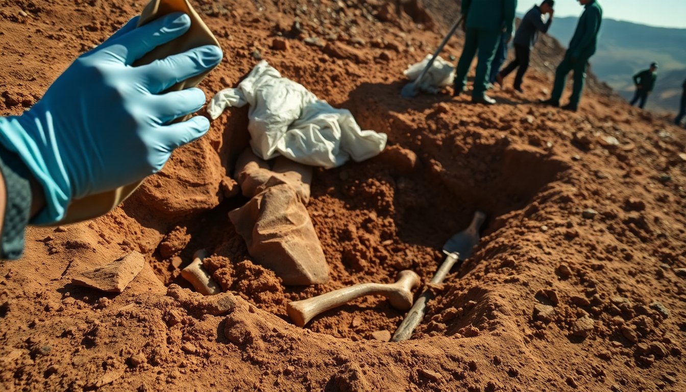 hallan restos de mineros en fosa y continúa la investigación en concordia