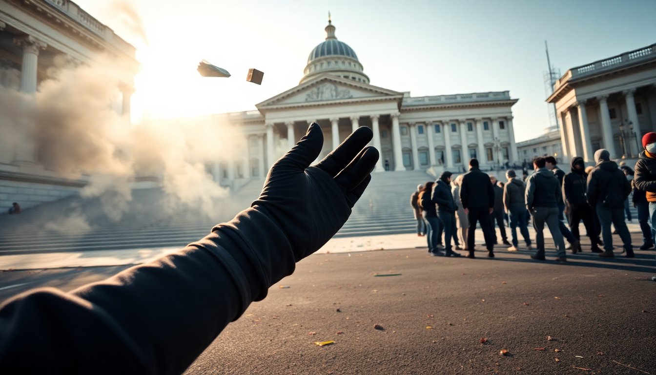 imputan por terrorismo a manifestantes tras enfrentamientos en el Congreso