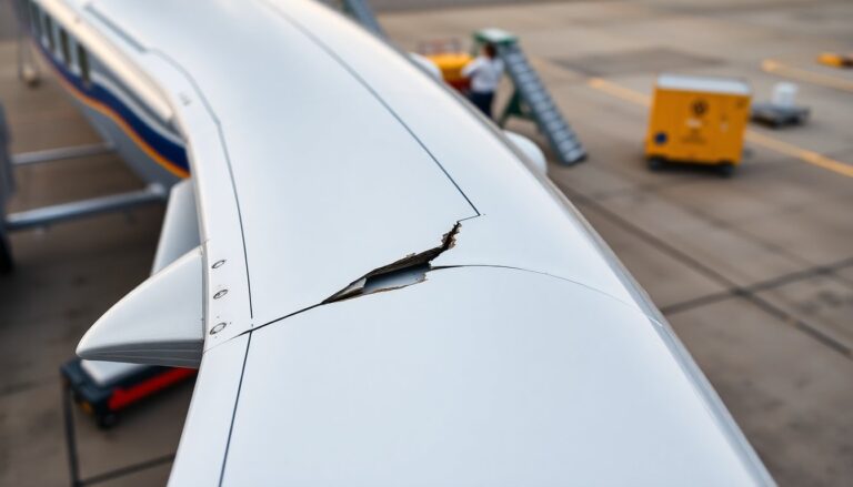 Inspección detecta perforación en avión de American Airlines tras vuelo entre Miami y Medellín