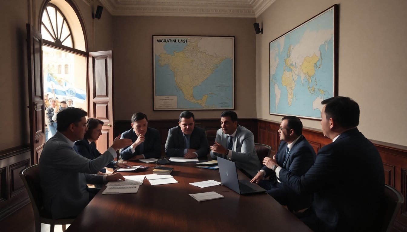 Javier Milei niega negociaciones sobre migrantes deportados en Argentina