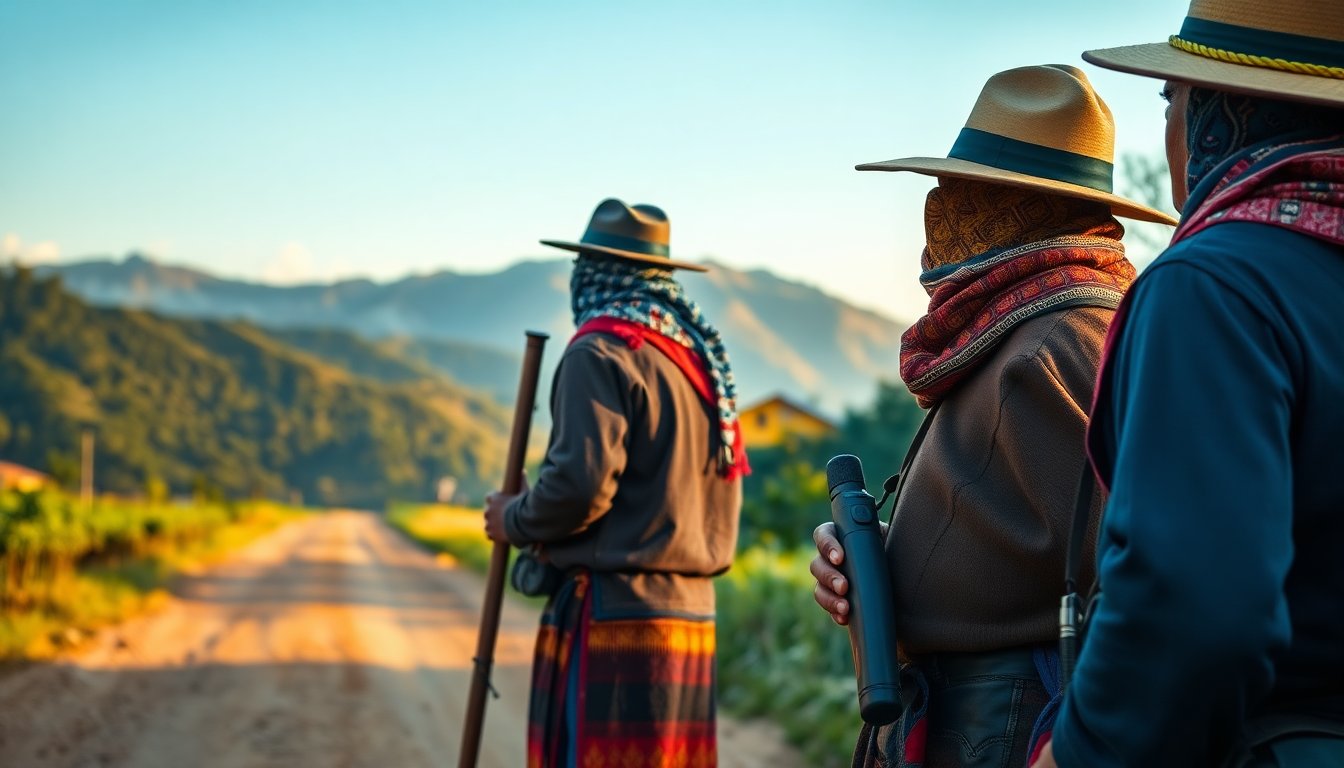 senadora rescatada por guardias indígenas tras intento de secuestro en Cauca