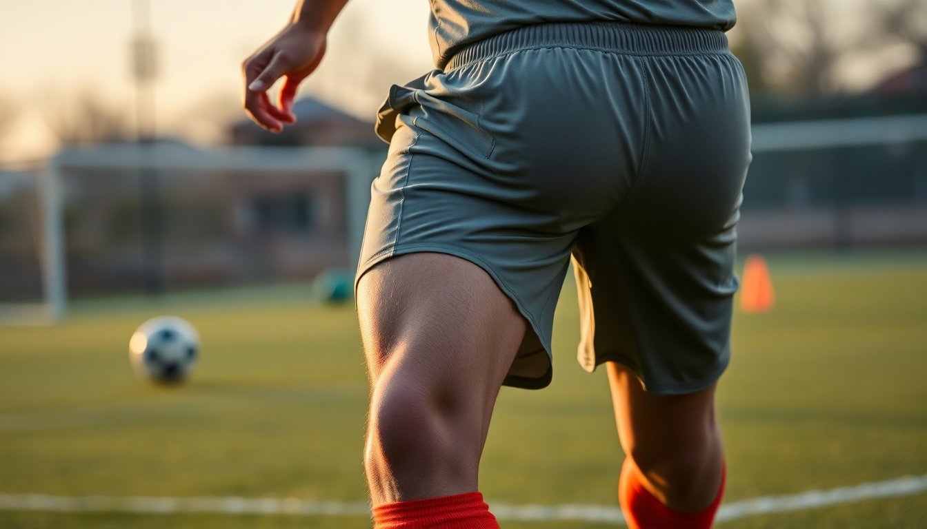 Short de fútbol 7 cómodo y fresco para hombre