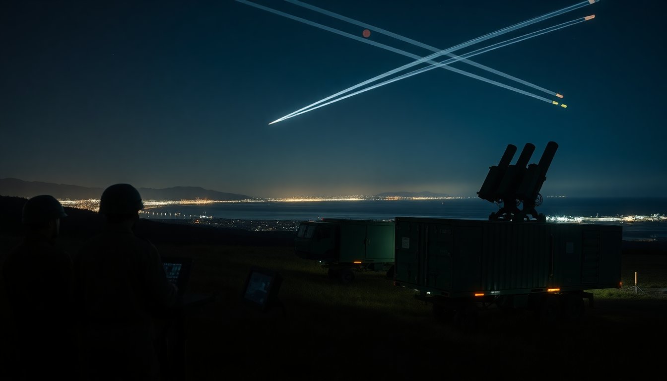 Sistemas antimisiles en acción tras ataques que elevan la tensión regional