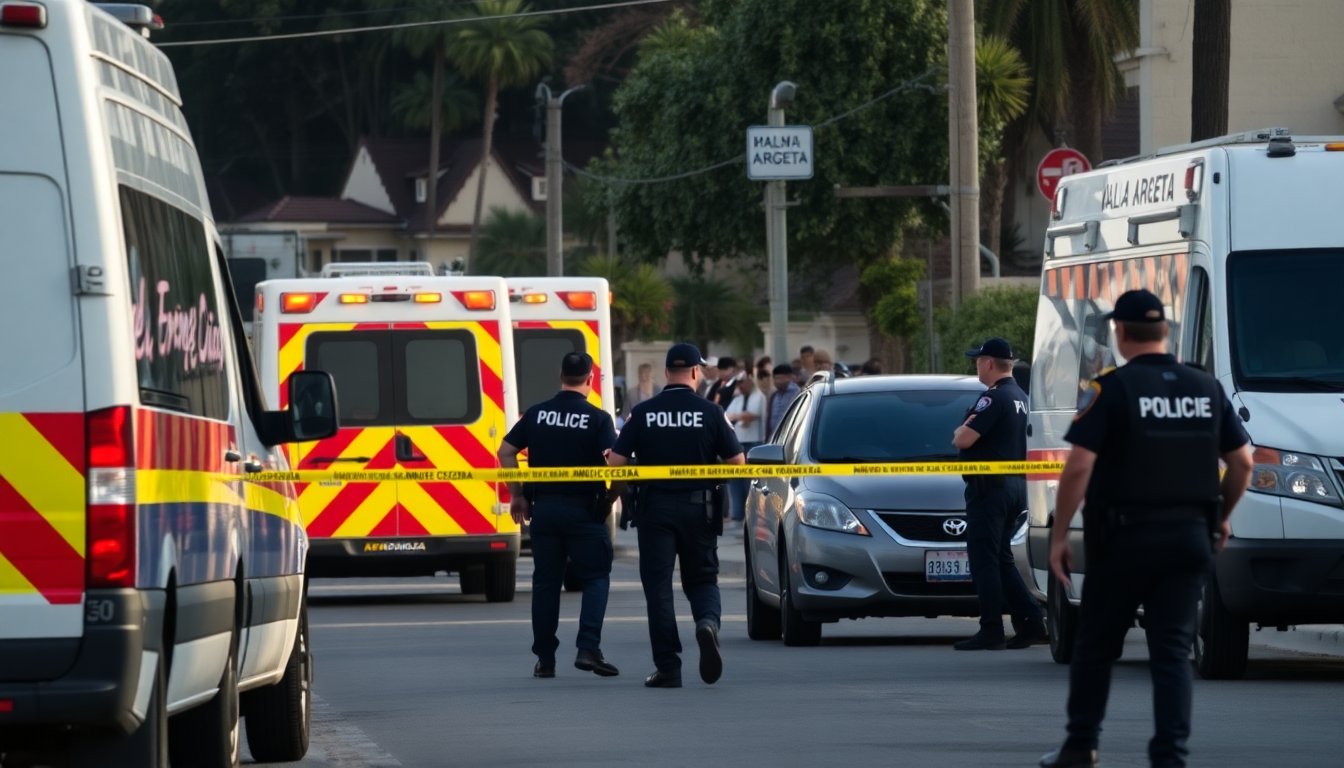 Tiroteo en Valle de las Palmas: dos hombres heridos, uno podría ser de la FESC