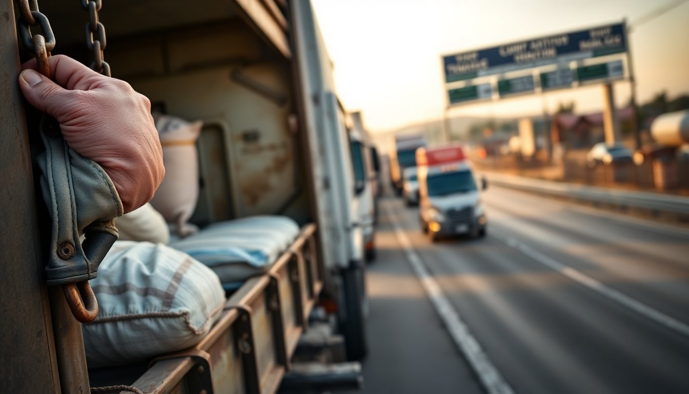 transportistas de tijuana alertan por salarios bajos y falta de seguridad en rutas hacia eu