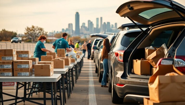 Calendario de despensas y puntos de distribución en Dallas‑Fort Worth, 16-22 de marzo de 2026